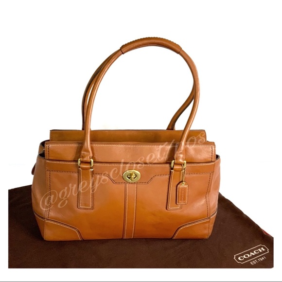 HAMPTON COACH TURNLOCK SATCHEL - Picture 5 of 15